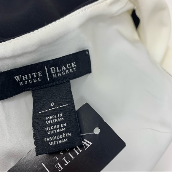 NEW WHBM Diagonal Colorblock Sheath Dress - Picture 9 of 11